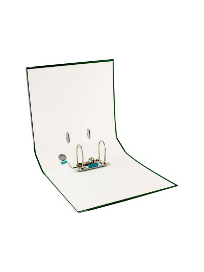 Archivador de palanca elba top carton compacto polipropileno con rado din a4 lomo de 80 mm verde