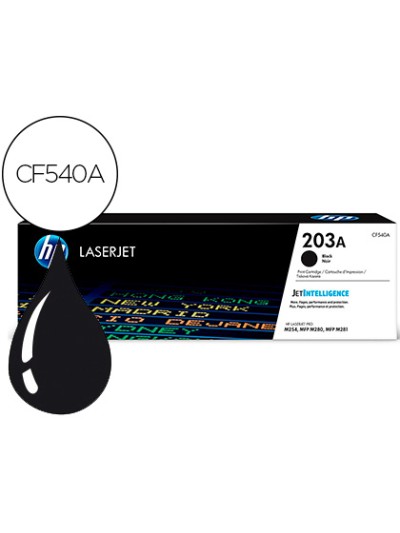 Toner hp 203a laserjet pro m254 / mfp m280 / mfp m281 negro 1400 paginas