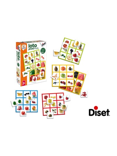 Juego diset educativo loto photo fruits