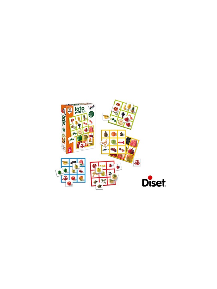 Juego diset educativo loto photo fruits Juego diset educativo loto photo fruits