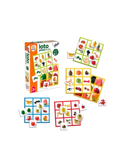 Juego diset educativo loto photo fruits