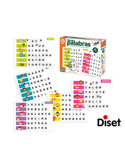 Juego diset didactico formar palabras