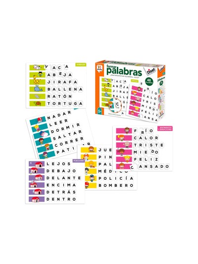 Juego diset didactico formar palabras