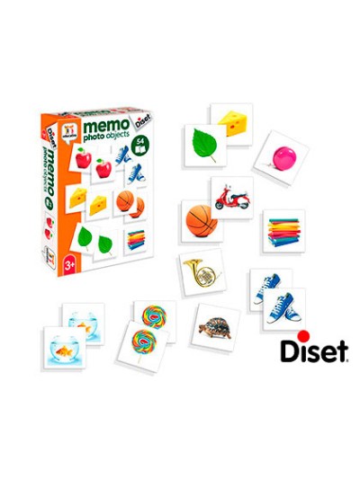Juego diset didactico memo photo objetcs