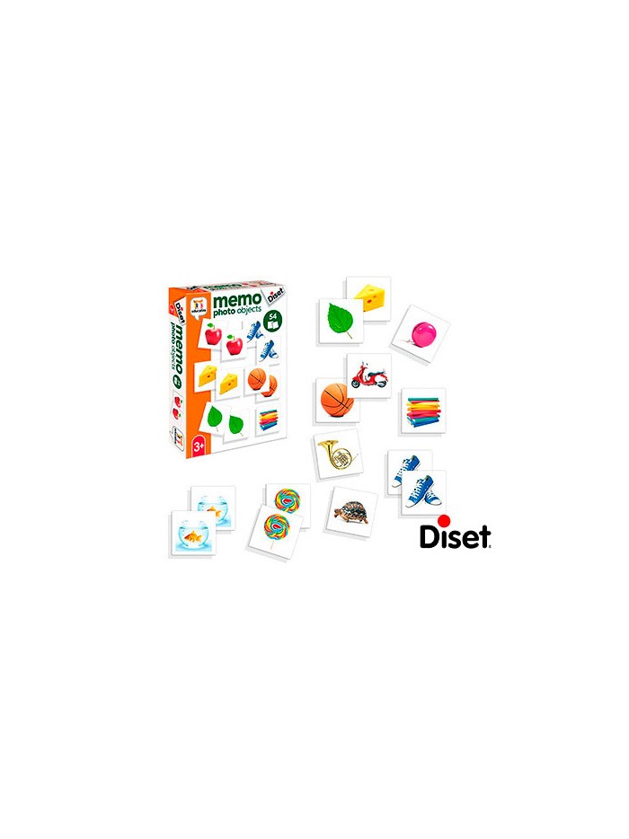 Juego diset didactico memo photo objetcs Juego diset didactico memo photo objetcs