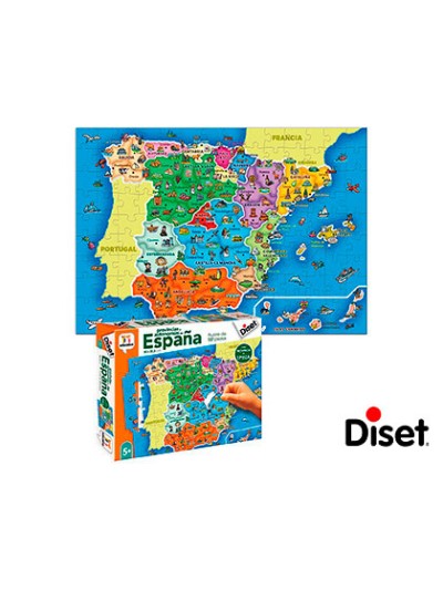 Juego diset didactico provincias de españa