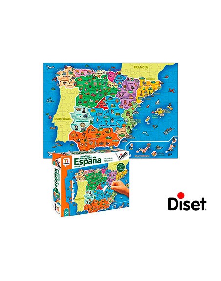 Juego diset didactico provincias de españa