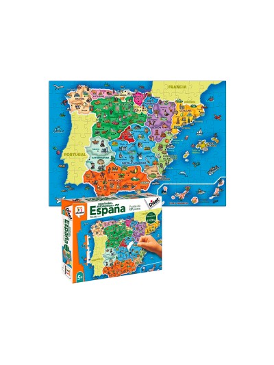 Juego diset didactico provincias de españa