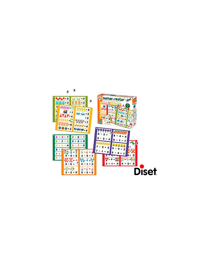Juego diset didactico sumar y restar Juego diset didactico sumar y restar