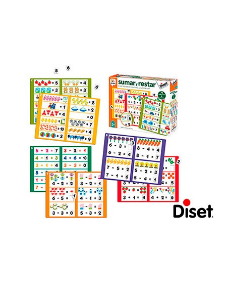 Juego diset didactico sumar y restar