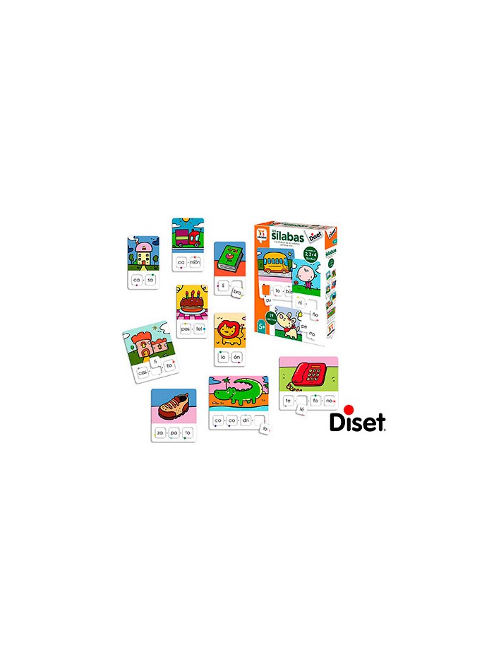 Juego diset didactico las silabas Juego diset didactico las silabas