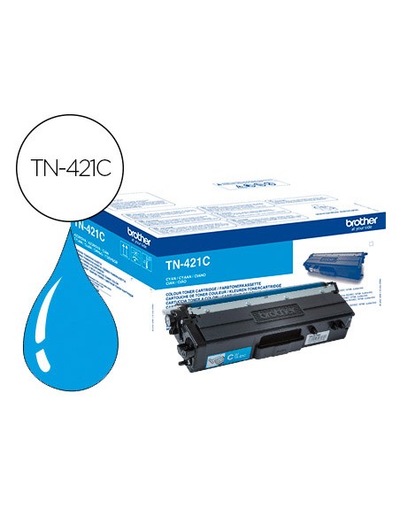 Toner brother tn-421 para dcp-l8410 cdn / 8410 cdw / hl-l8260 cdw / mfc-l8360 cdw / 8690 cdw / 8900 cdw cian