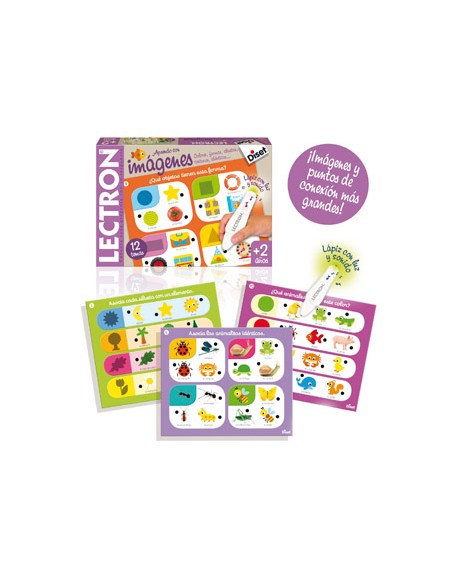 Juego diset didactico lectron lapiz aprendo con imagenes