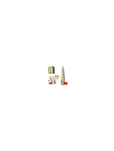 Juego diset didacticos cubos apilables figuras del bosque