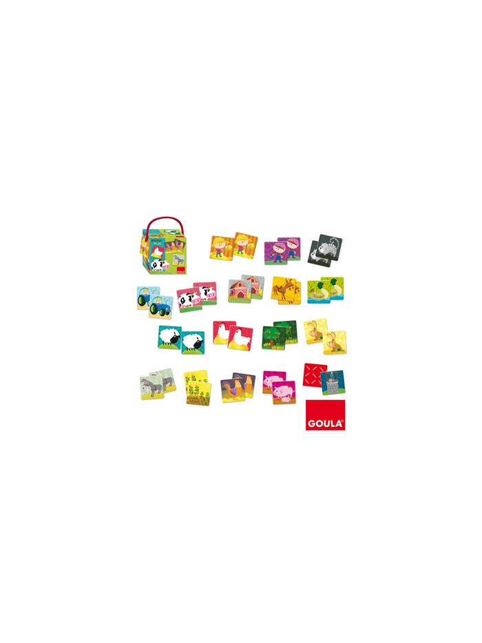 Juego diset didactico memo granja Juego diset didactico memo granja
