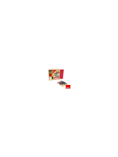 Juego diset didactico regletas 10 x 10 caja individual