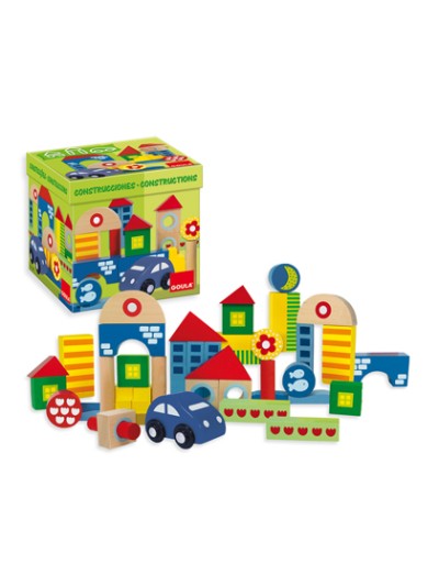 Juego diset didactico pack 41 piezas arquitecturas