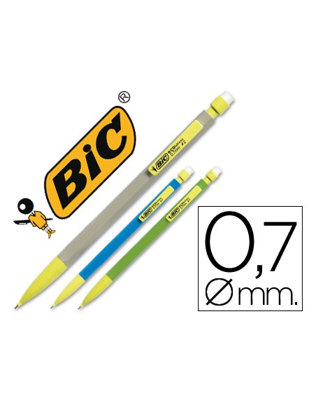 Portaminas bic matic ecologico 0,7 mm unidad
