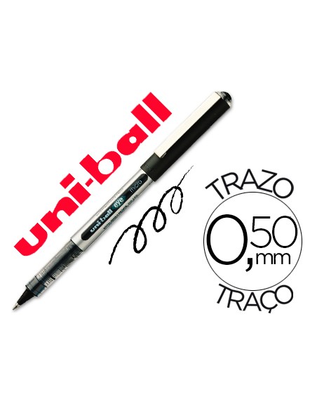 Rotulador uni-ball roller ub-150 micro eye negro 0,5 mm unidad