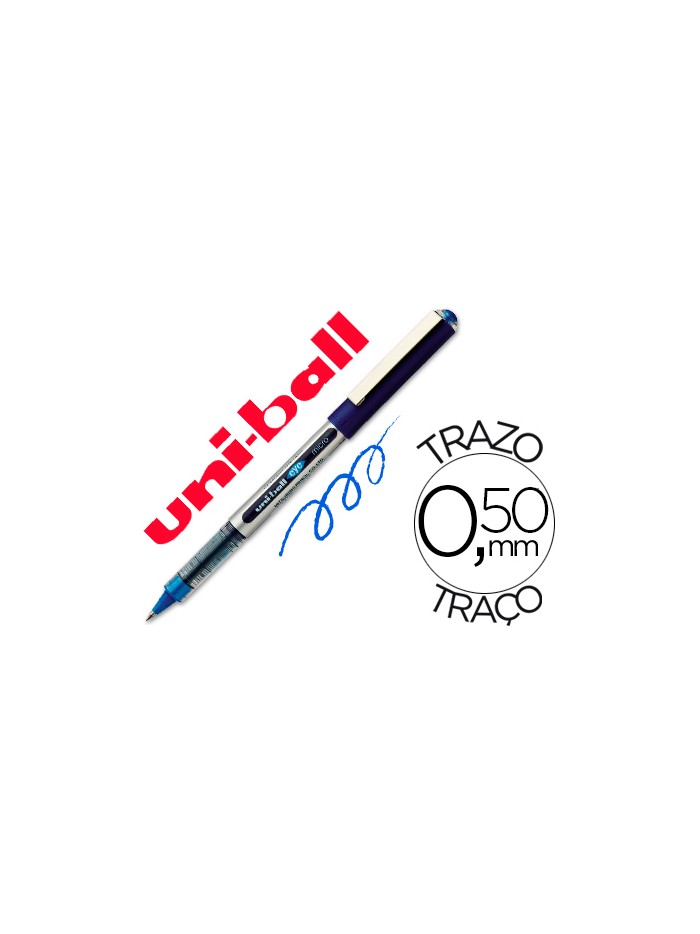 Rotulador uni-ball roller ub-150 micro eye azul 0,5 mm unidad