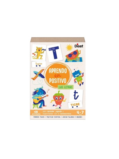 Juego diset didactico aprendo en positivo leer