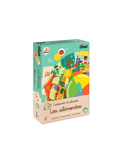 Juego diset didactico yo aprenda cuidando el planeta los alimentos