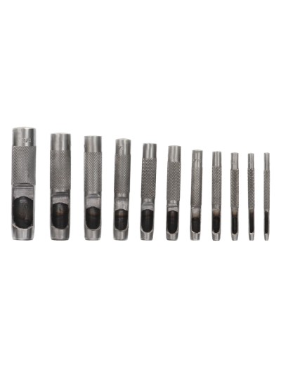 Juego Sacabocados Golpe 12 Piezas 3 a 19 mm