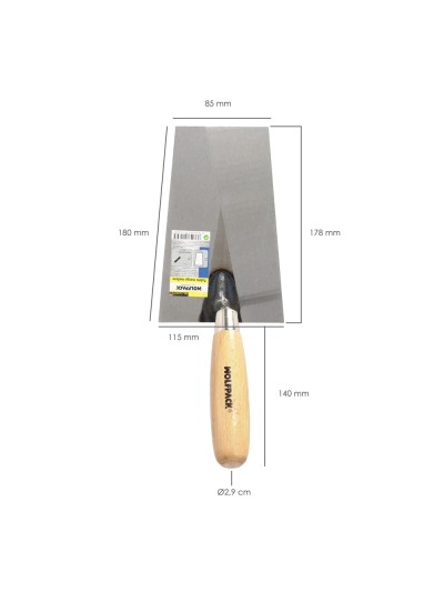 Paleta Wolfpack Plus Mango Madera 341-a/180 mm.