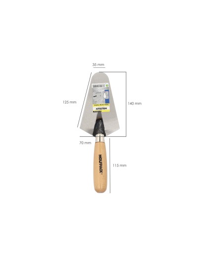Paleta Wolfpack Plus Mango Madera 348    140 mm.