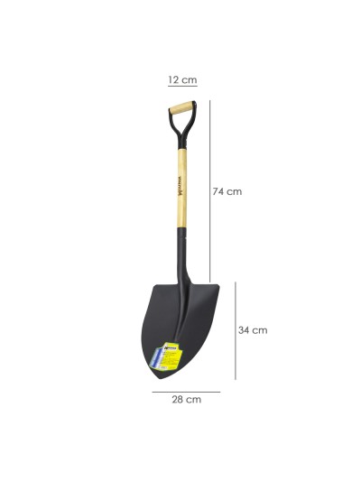 Pala Mango Madera Punta Mango Anilla 502/3
