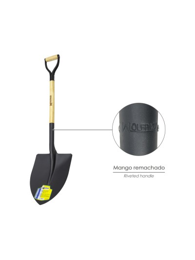 Pala Mango Madera Punta Mango Anilla 502/3
