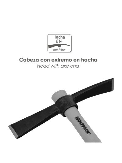 Alcotana 814 / 500 Gramos Mango Fibra Vidrio