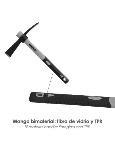 Alcotana 814 / 500 Gramos Mango Fibra Vidrio