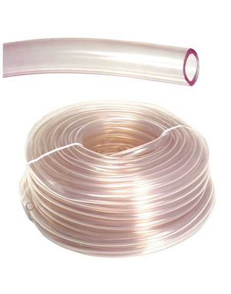 Manguera Transparente Nivel 10x14 mm. Rollo 50 metros