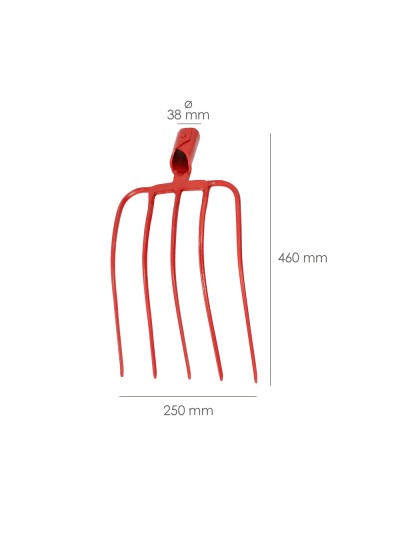 Horca Sin Mango  560 / 5 Puas