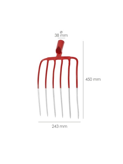 Horca Sin Mango  560 / 6 Puas