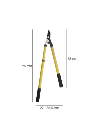 Tijeras Podar Profesional Acero Telescópica 2 Manos