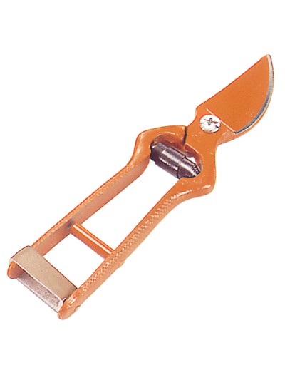 Tijeras Vendimiar Forjada Curva  1 Mano 18 cm.