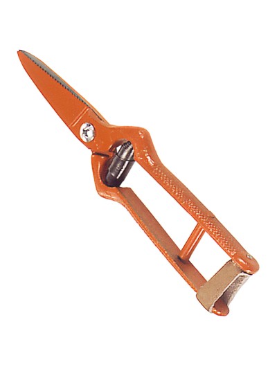 Tijeras Vendimiar Forjada Recta  1 Mano   19 cm.