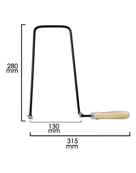 Arco Marqueteria Wolfpack 130x280 mm.