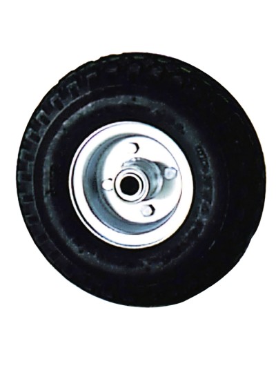 Rueda Carretilla Almacen / Sacos  Neumática Llanta Galvanizada  20 mm.
