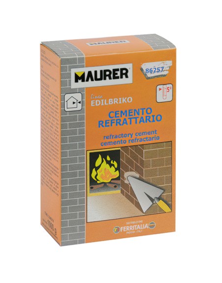 Edil Cemento Refractario Maurer (Caja 1 kg.)