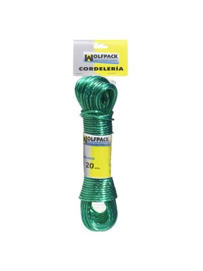 Cuerda Plastificada Cable Acero Ø 3,5 mm. (Madeja 20 m.)