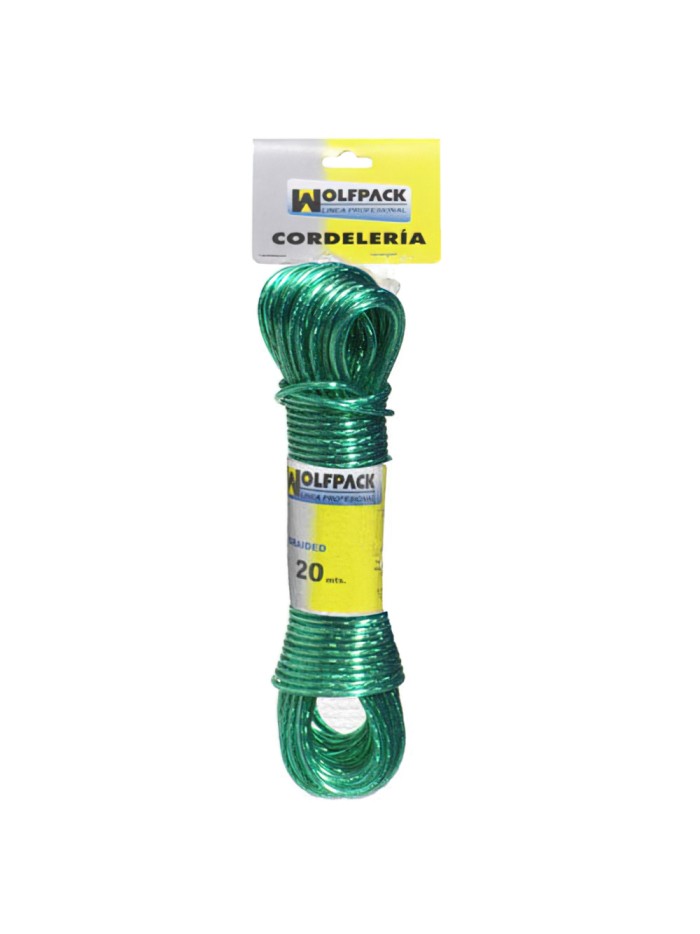 Cuerda Plastificada Cable Acero Ø 3,5 mm. (Madeja 20 m.)