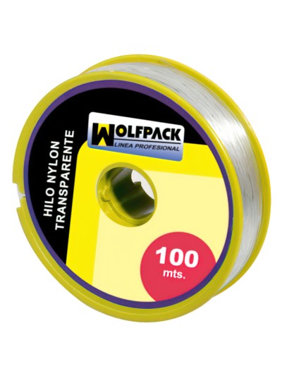 Hilo Nylon Transparente 1.0 mm. Rollo 100 m.
