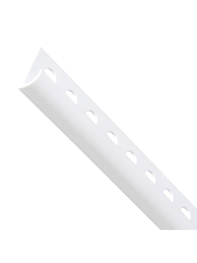 Guardacantos PVC Blanco  Barra 2,6 Metros Canto Redondo