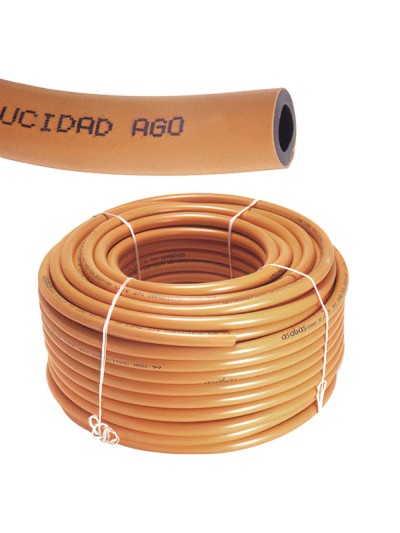 Tubo butano color naranja  9x15  Rollo 60 Metros