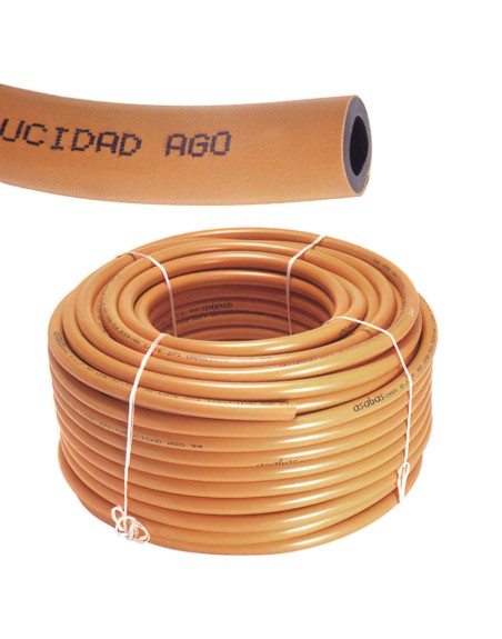 Tubo butano color naranja  9x15  Rollo 60 Metros