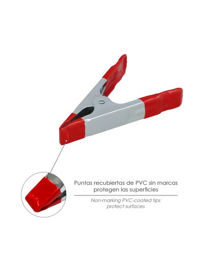 Pinza Sujecion de Acero 100mm