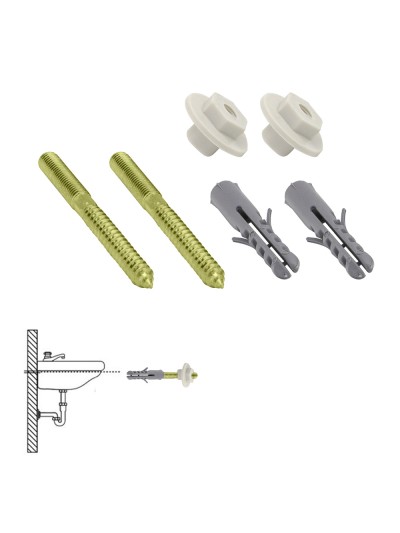 Kit Sanitario Fijacion Lavabo  10x110 mm. (2 Piezas)